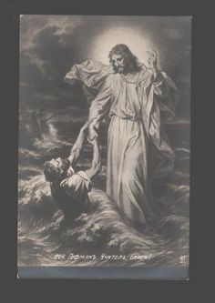 236x333 55 Best Christian Artwork Images On Jesus Christ - Jesus Saves Peter Painting