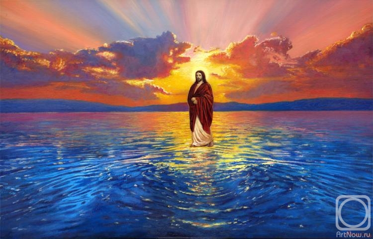 750x480 Painting Second Coming Of Jesus Christ. Vision Of 1993 - Jesus Second Coming Painting