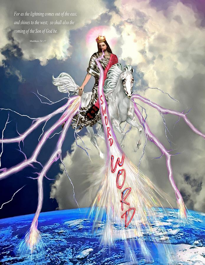 695x900 Return Of The King Of Kings Painting By Susanna Katherine - Jesus Second Coming Painting