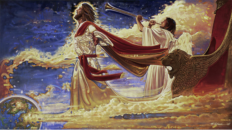 800x450 Ron Dicianni The Second Coming Of Jesus Christ Artwork - Jesus Second Coming Painting
