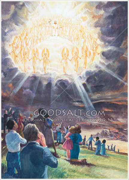 431x600 Second Coming Of Christ - Jesus Second Coming Painting
