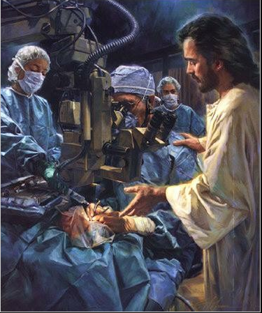 375x449 Some Fine Art For Your Christian Home To Remind You Jesus Is - Jesus Surgery Painting