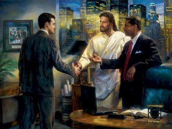 351x263 Thursdayfternoon Spiritualrtwork Poll By Common Consent, - Jesus Surgery Painting