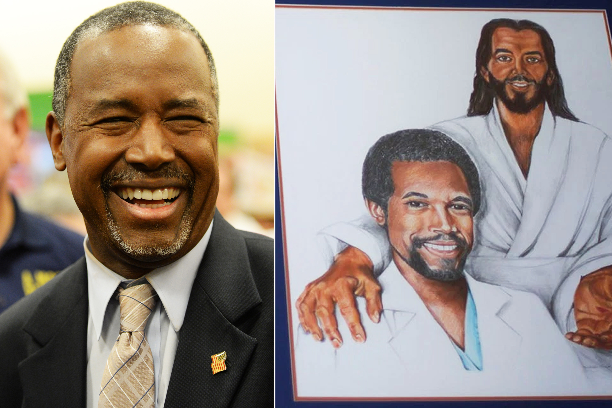 2000x1333 Ben Carson Has A Painting Of Him With Jesus - Jesus Surgery Painting