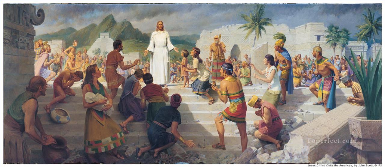 1280x557 Jesus Teaching In The Western Hemisphere Religious Christian - Jesus Teaching Painting