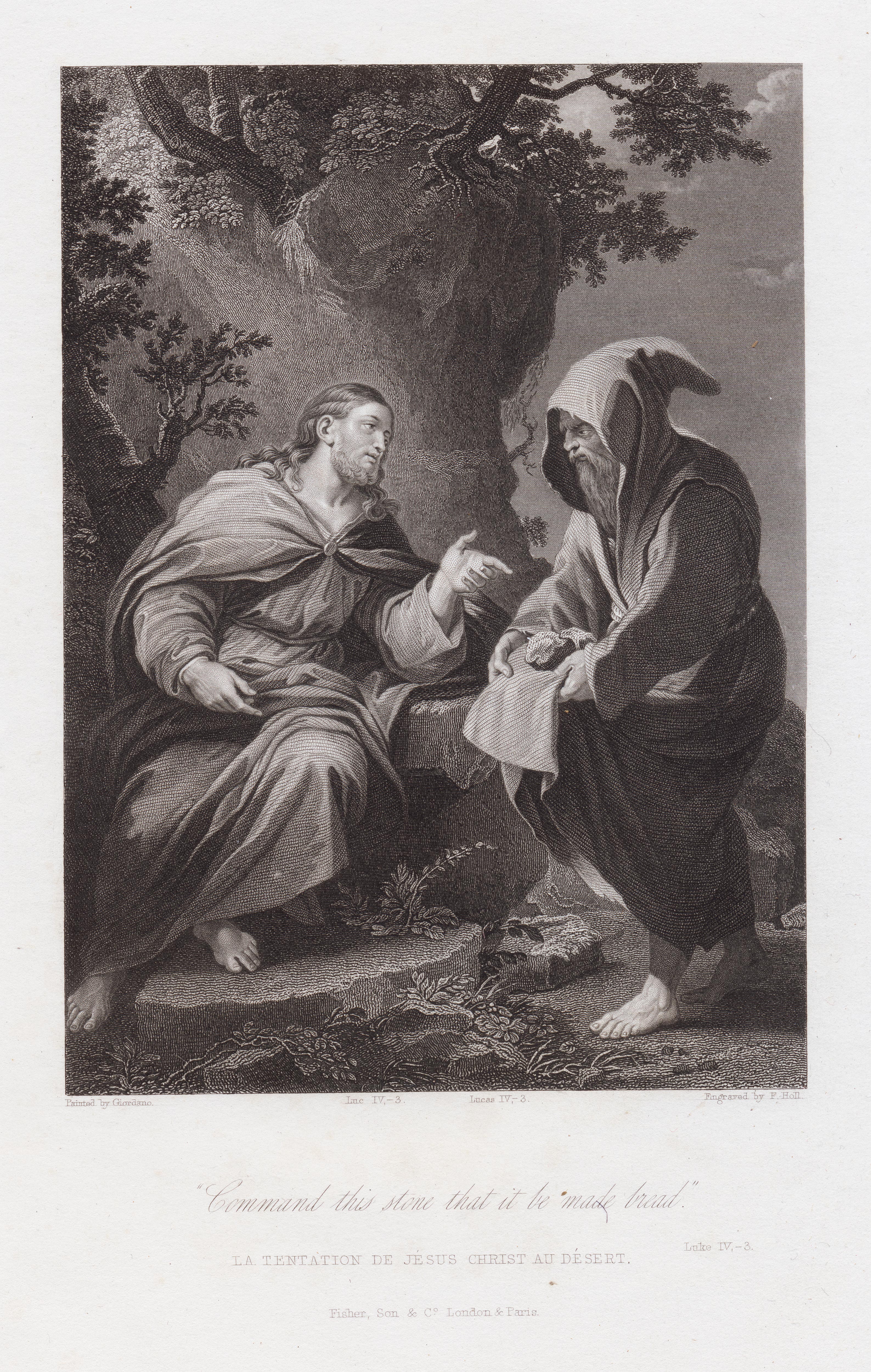 3175x5000 The Temptation Of Christ In The Desert Graven Image - Jesus Tempted In The Desert Painting