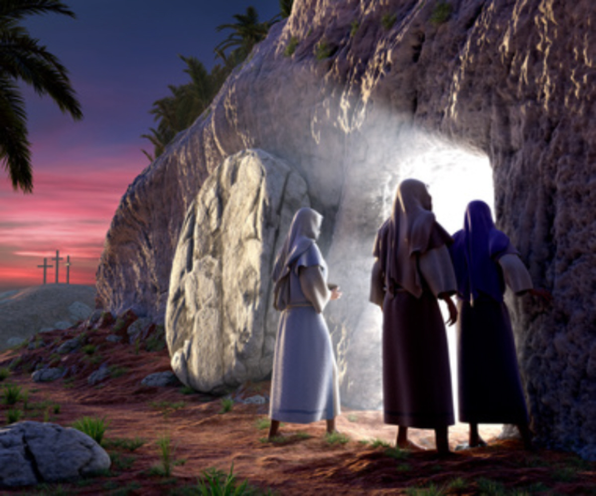 1200x998 Photo Of The Day Disciples Empty Tomb Wallpaper Artwork - Jesus Tomb Painting