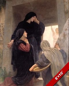 240x300 Woman At The Tomb He Is Not Here Painting Risen Jesus Christ Art - Jesus Tomb Painting