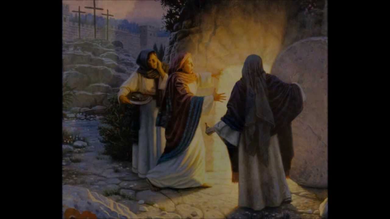1280x720 Day 142 Women Visit The Empty Tomb - Jesus Tomb Painting