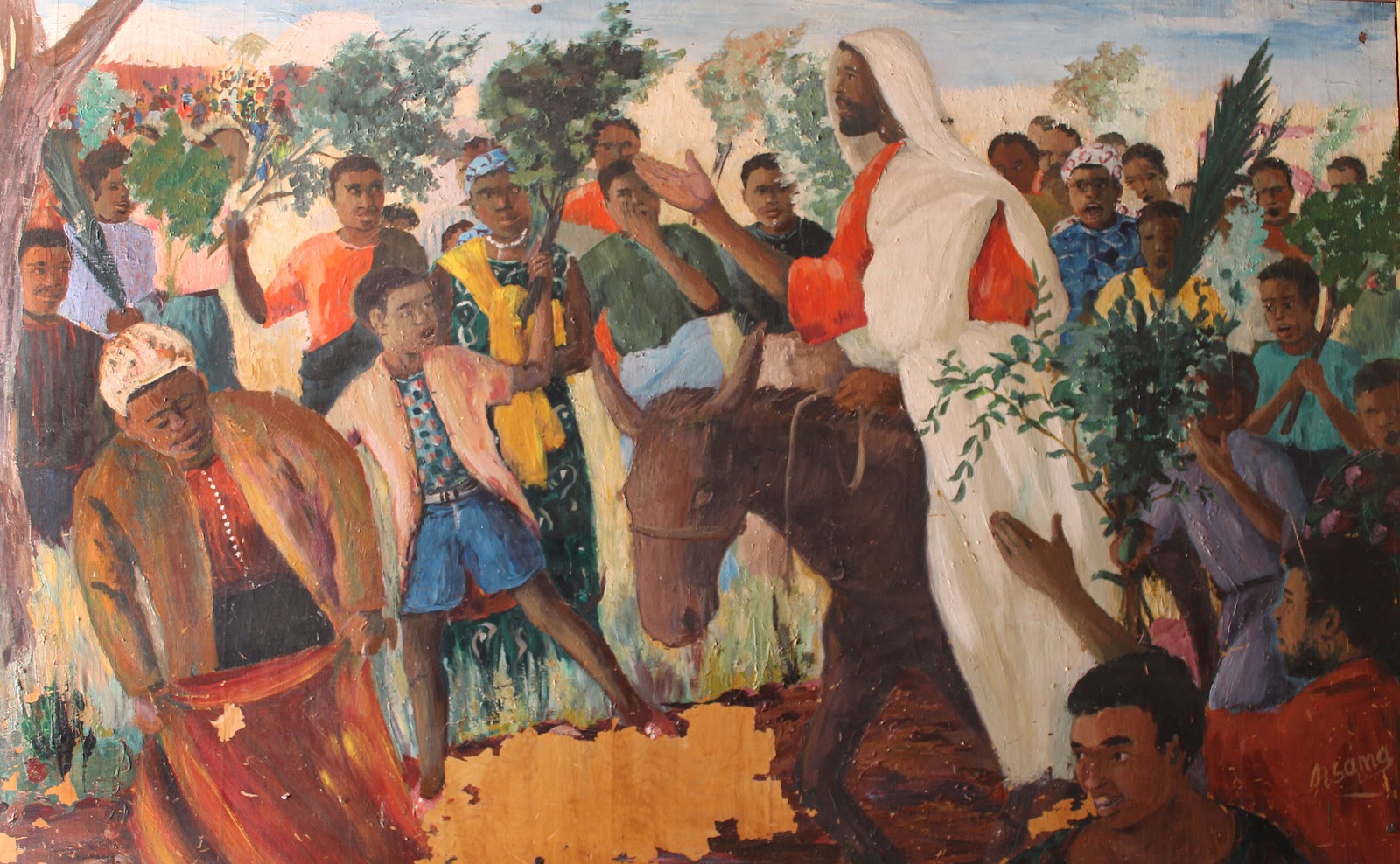 1600x988 Lent With Kids, Week 6, Palm Sunday Jesus Is A Surprising King - Jesus Triumphal Entry Painting