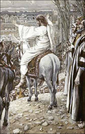 337x529 Triumphal Entry And Palm Sunday Artwork - Jesus Triumphal Entry Painting