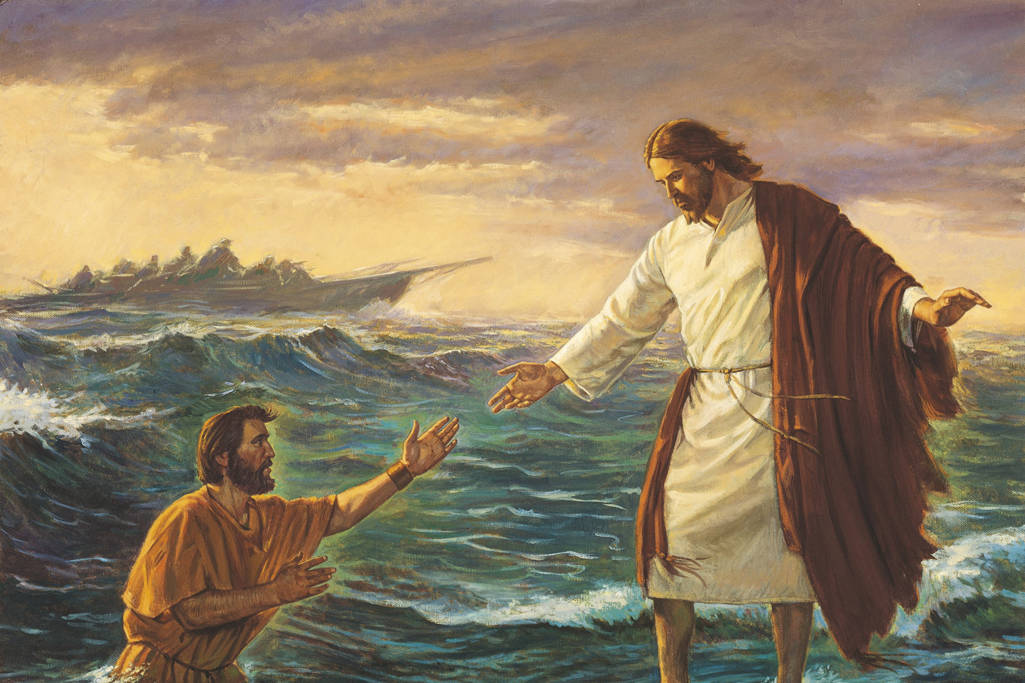 1025x683 How Do You Deal With Doubt Jon Schmidt, Robert Millet Respond - Jesus Walking On The Water Painting