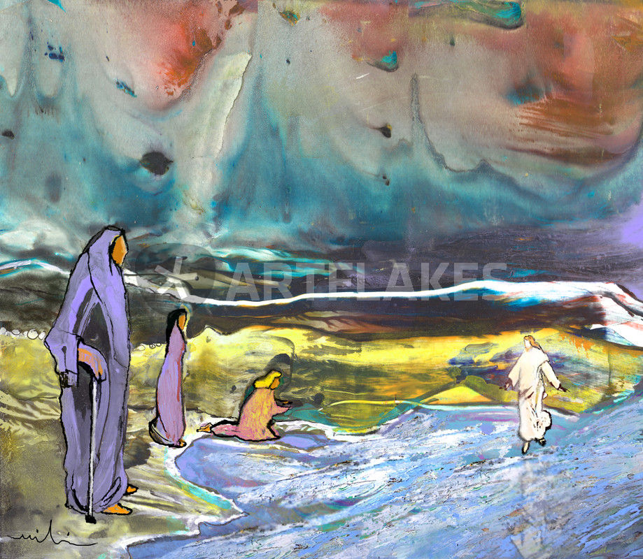 919x800 Jesus Walking On The Water Painting Art Prints And Posters By - Jesus Walking On Water Painting