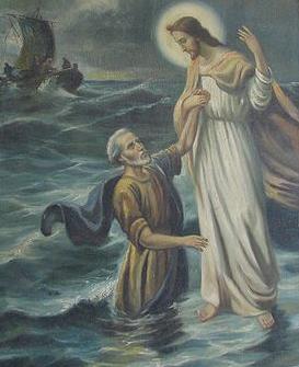 273x335 Walk On Water - Jesus Walking On Water Painting