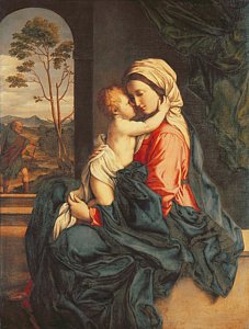 227x300 Mary And Jesus Art Fine Art America - Jesus Wall Painting