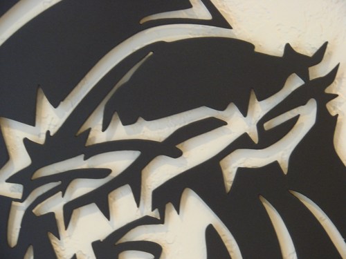 500x375 Names Of Jesus Wall Decal Christ Christian Art Regarding Idea 1 - Jesus Wall Painting