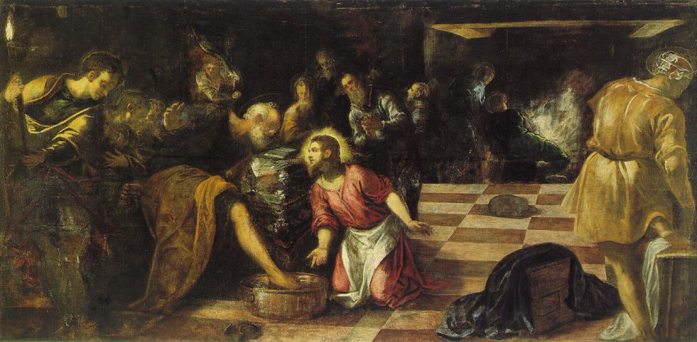 981x482 Words On Art And The Art Of Words Sample Lecture 5 - Jesus Washing Feet Painting