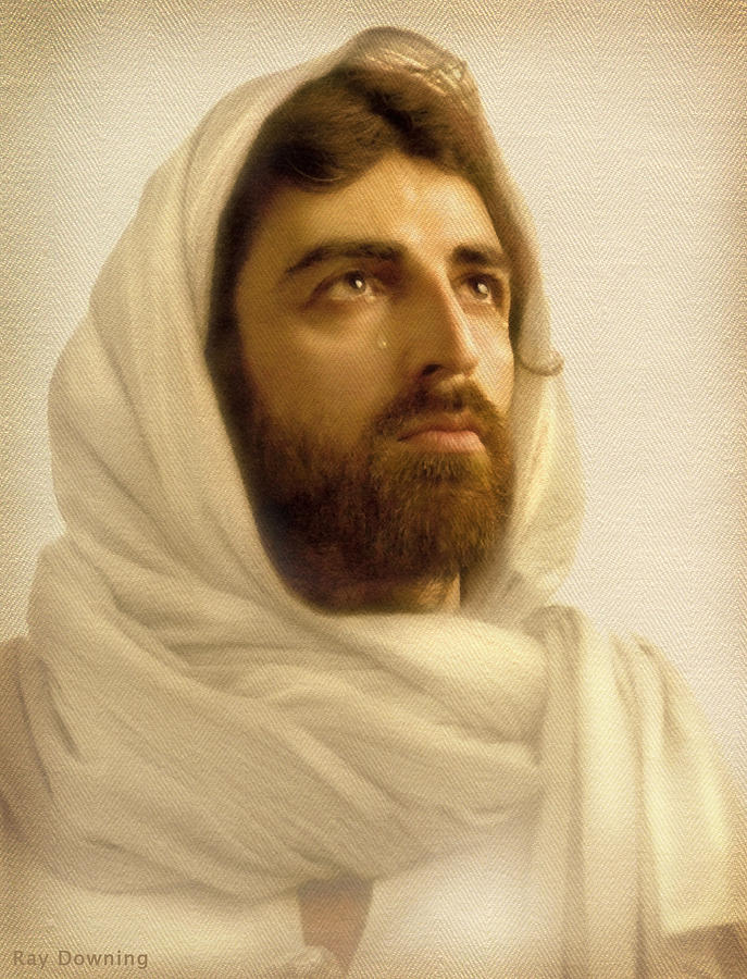 687x900 Jesus Wept Digital Art By Ray Downing - Jesus Wept Painting