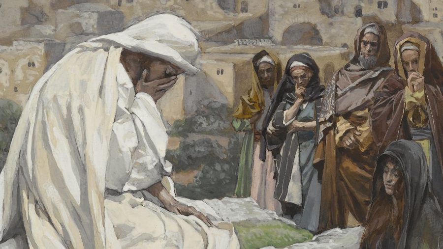 900x507 The Revelation Of Jesus Christ Jesus Wept - Jesus Wept Painting