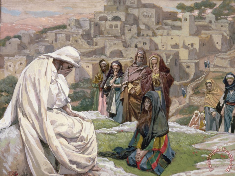960x719 Tissot Jesus Wept Painting - Jesus Wept Painting