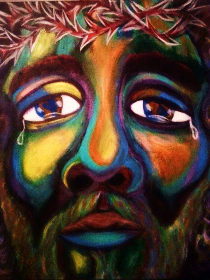 720x960 Jesus Wept By Brian Micheloe Doss - Jesus Wept Painting