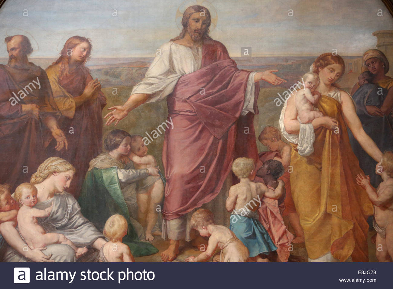1300x956 Jesus Children Painting Stock Photos Amp Jesus Children Painting - Jesus With Children Painting