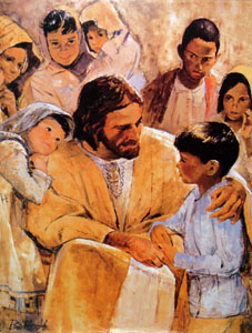 227x300 Jesus Rode The Bus With Me Richard Hook Amp The Art - Jesus With Children Painting