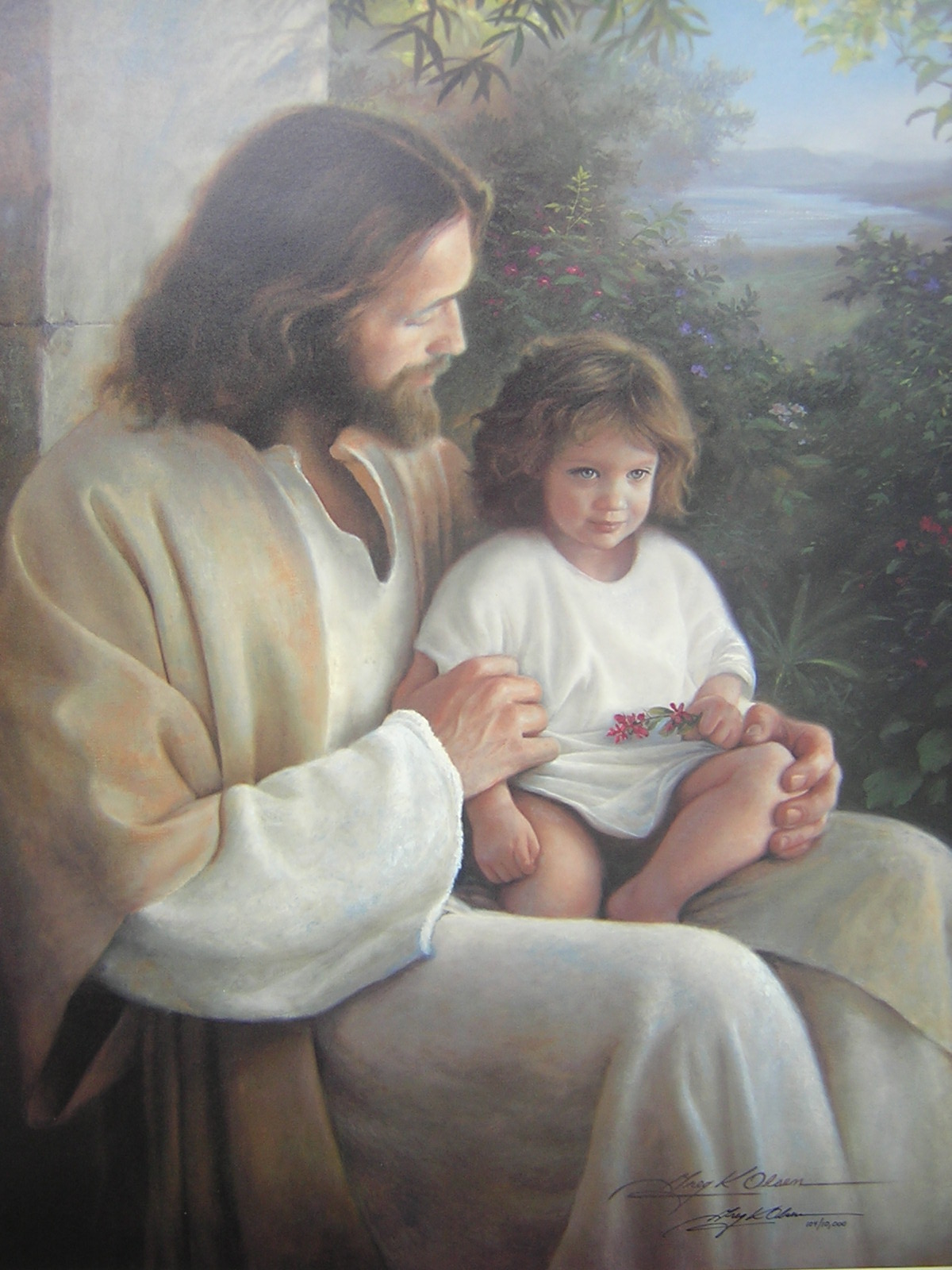 1200x1600 Pictures Of Jesus With Children - Jesus With Children Painting