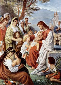 210x291 Filejesus Blessing The Children.jpg - Jesus With Children Painting
