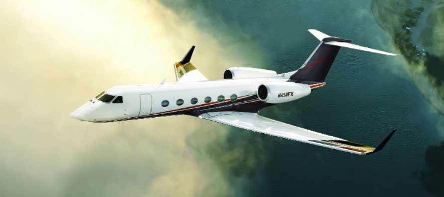 890x395 Video Painting Flexjet G450lxis Corporate Jet Investor - Jet Painting