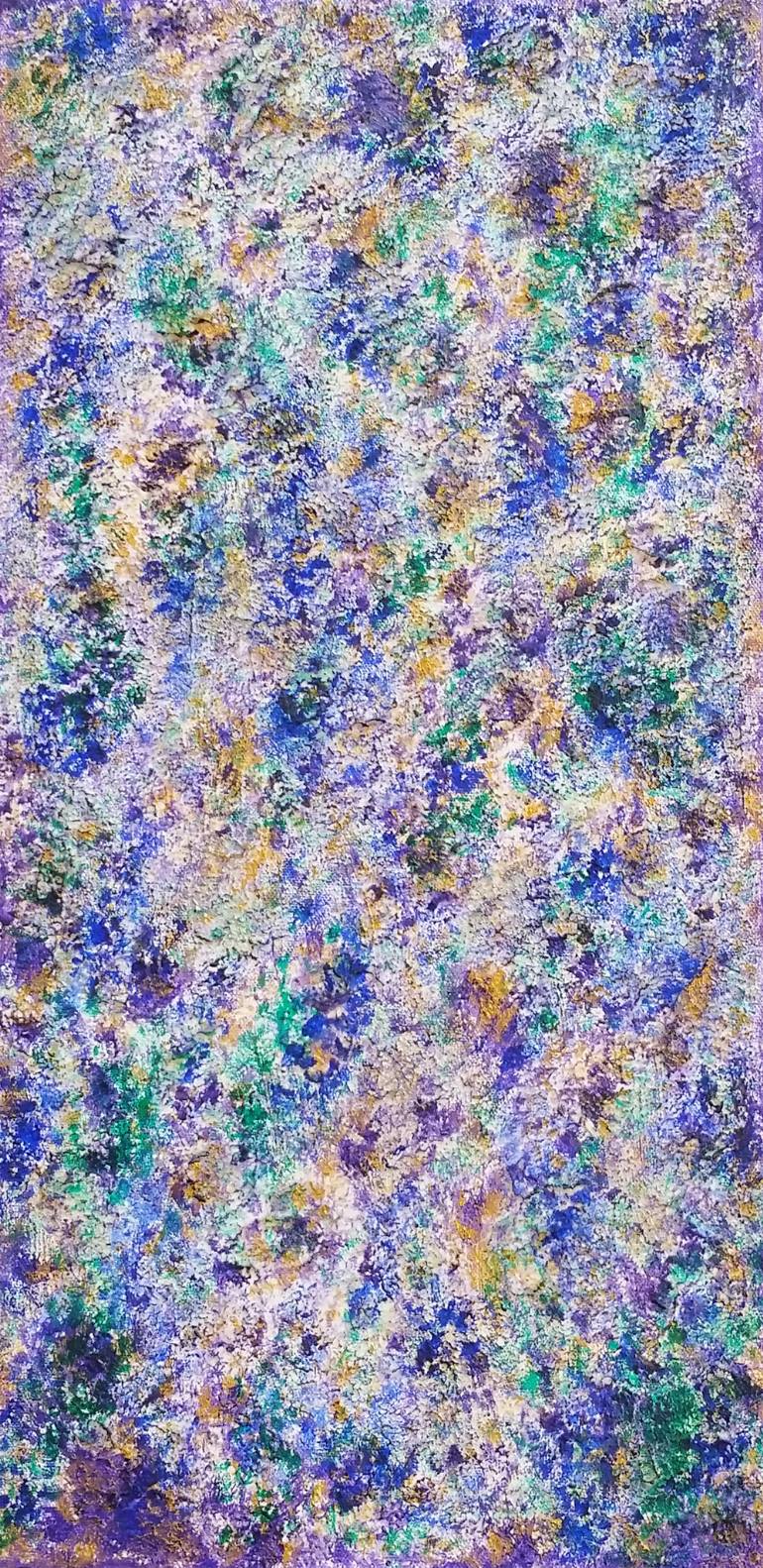 770x1582 Saatchi Art Jewel Tones Abstract Fluid Painting Painting By - Jewel Painting