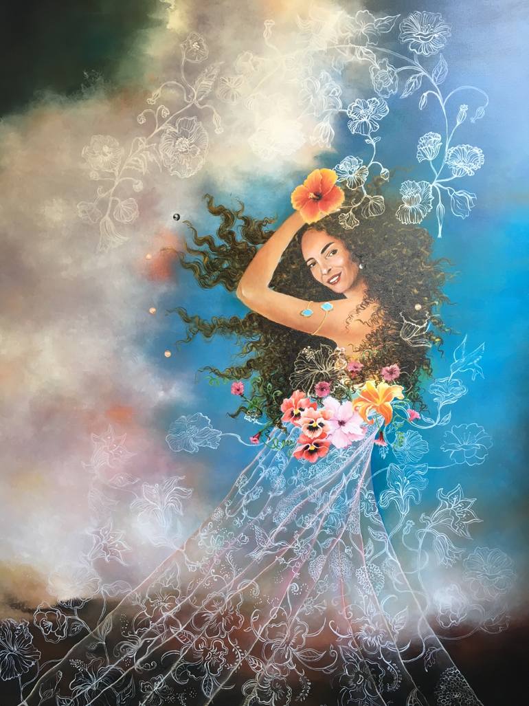 770x1027 Saatchi Art Sigal Jewel Painting By Liat Choucroun - Jewel Painting