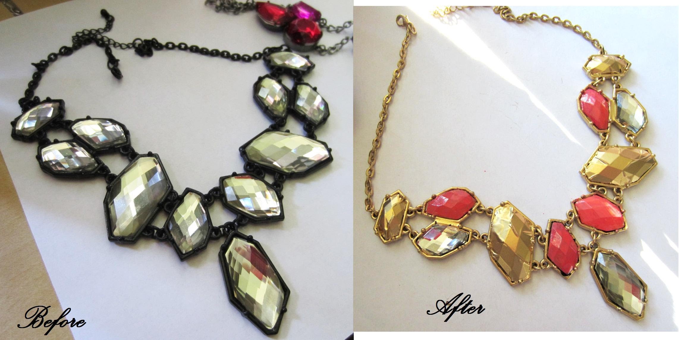 2284x1144 D.i.y. Makeover Your Jewelry W Spray Paint Amp Nail Polish - Jewelry Painting