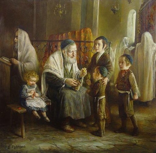 515x505 Elena Flerova - Jewish Painting