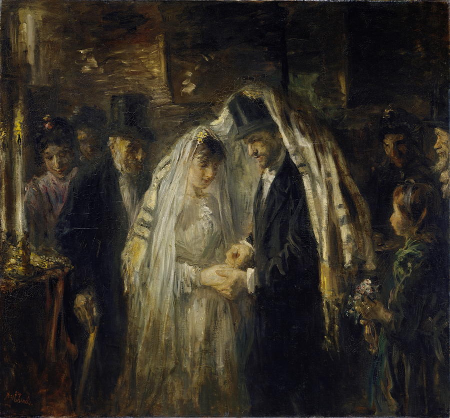 900x835 Jewish Wedding Painting By Jozef Israels - Jewish Wedding Painting