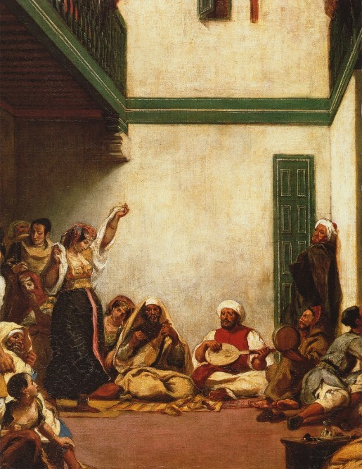 515x668 Jewish Wedding In Morocco, Detail 1839 By Delacroix Art - Jewish Wedding Painting