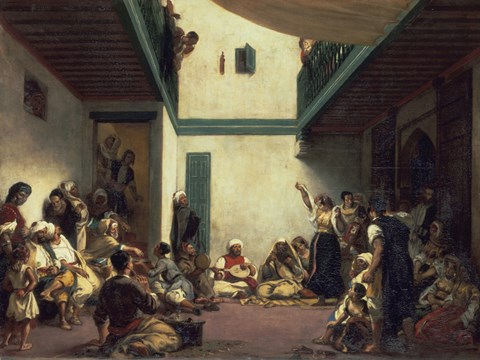 480x360 Jewish Wedding In Morocco Fine Art Print By Eugene Delacroix - Jewish Wedding Painting