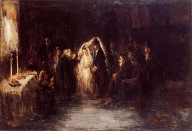 730x500 Fileisraels Jewish Wedding.jpg - Jewish Wedding Painting