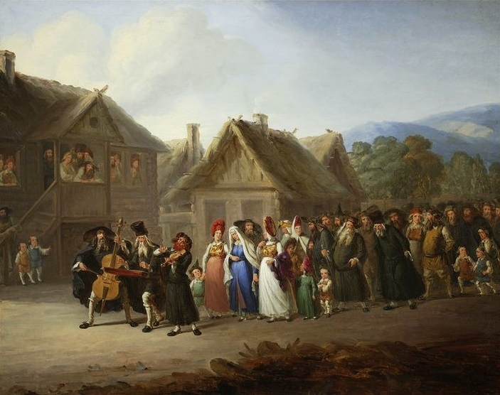 703x556 Filesmokowski Jewish Wedding.jpg - Jewish Wedding Painting