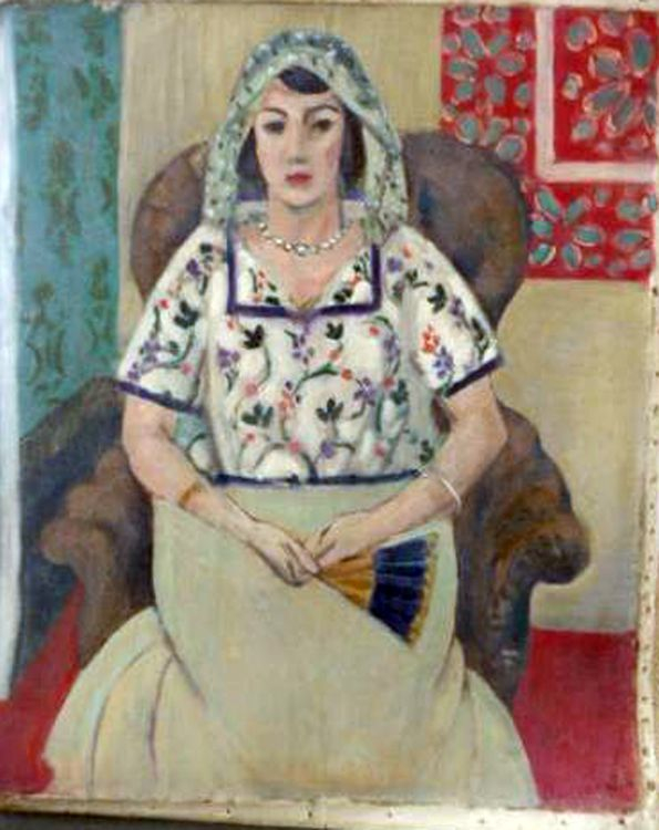 595x750 Jewish Art Dealer's Family To Recover Matisse Painting Looted By - Jewish Woman Painting