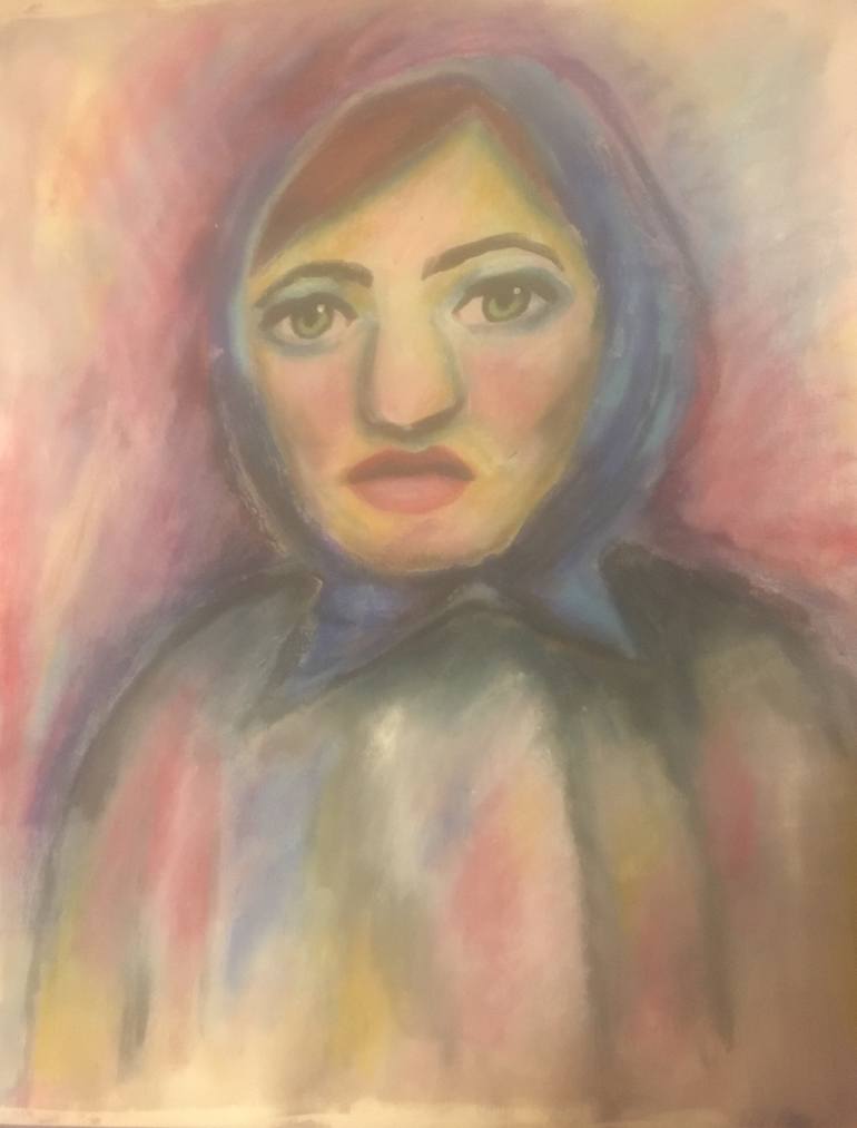 770x1013 Saatchi Art Jewish Immigrant - Jewish Woman Painting