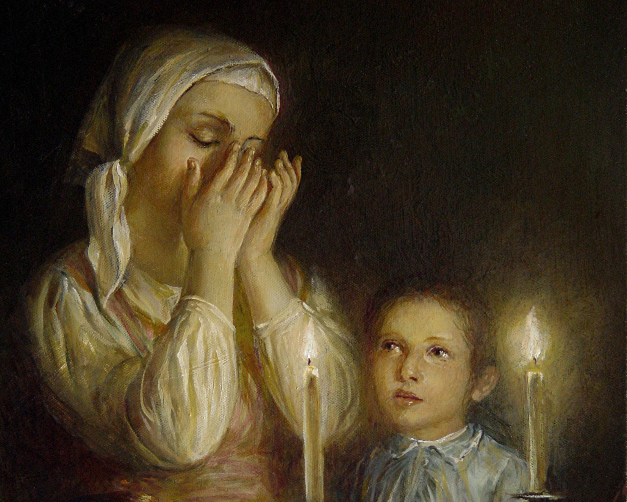 2107x1685 The True Power Of The Jewish Woman - Jewish Woman Painting