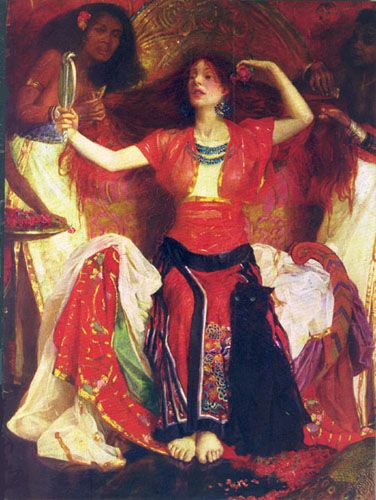 376x500 Jezebel Painted By John Byam Liston Shaw Oil On Canvas, 1896 Art - Jezebel Painting