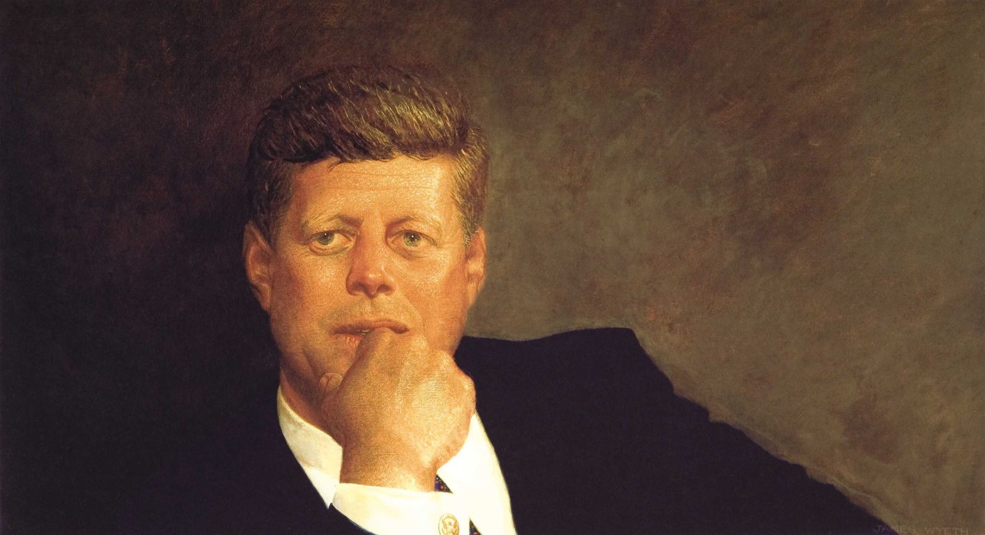 1414x768 Jamie B. Wyeth - Jfk Painting