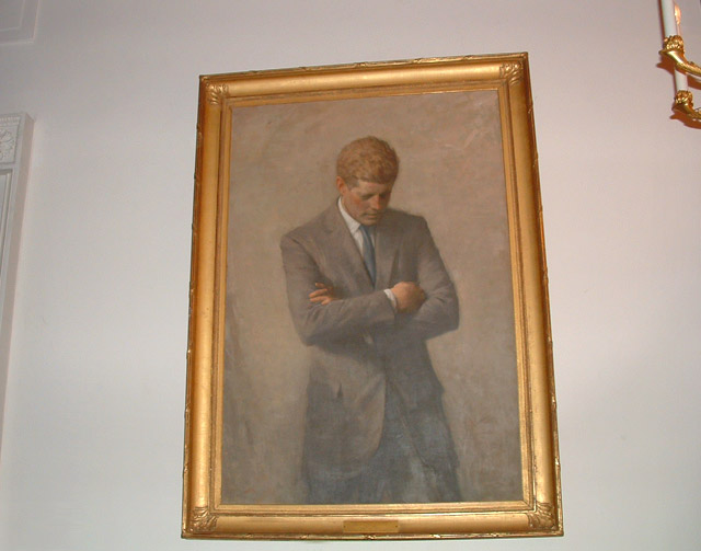 640x503 Eye On Washington, Llc Federal And State Government Relations - Jfk Painting In White House