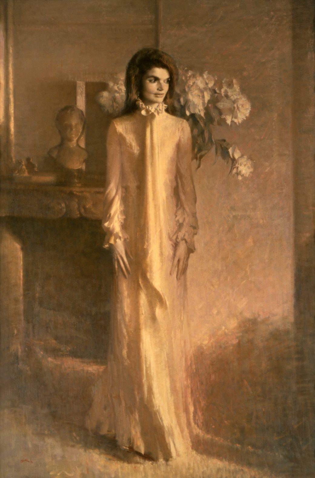 1040x1578 Jacqueline Kennedy - Jfk Painting In White House