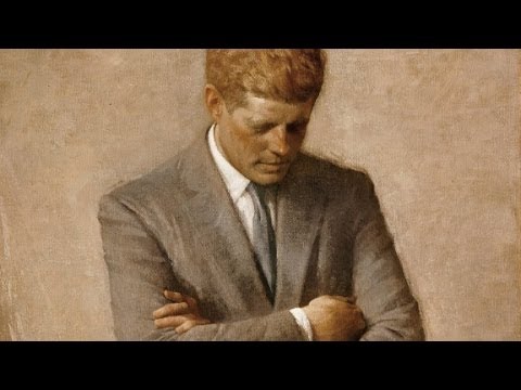 480x360 Painting A Deceased President - Jfk Painting In White House