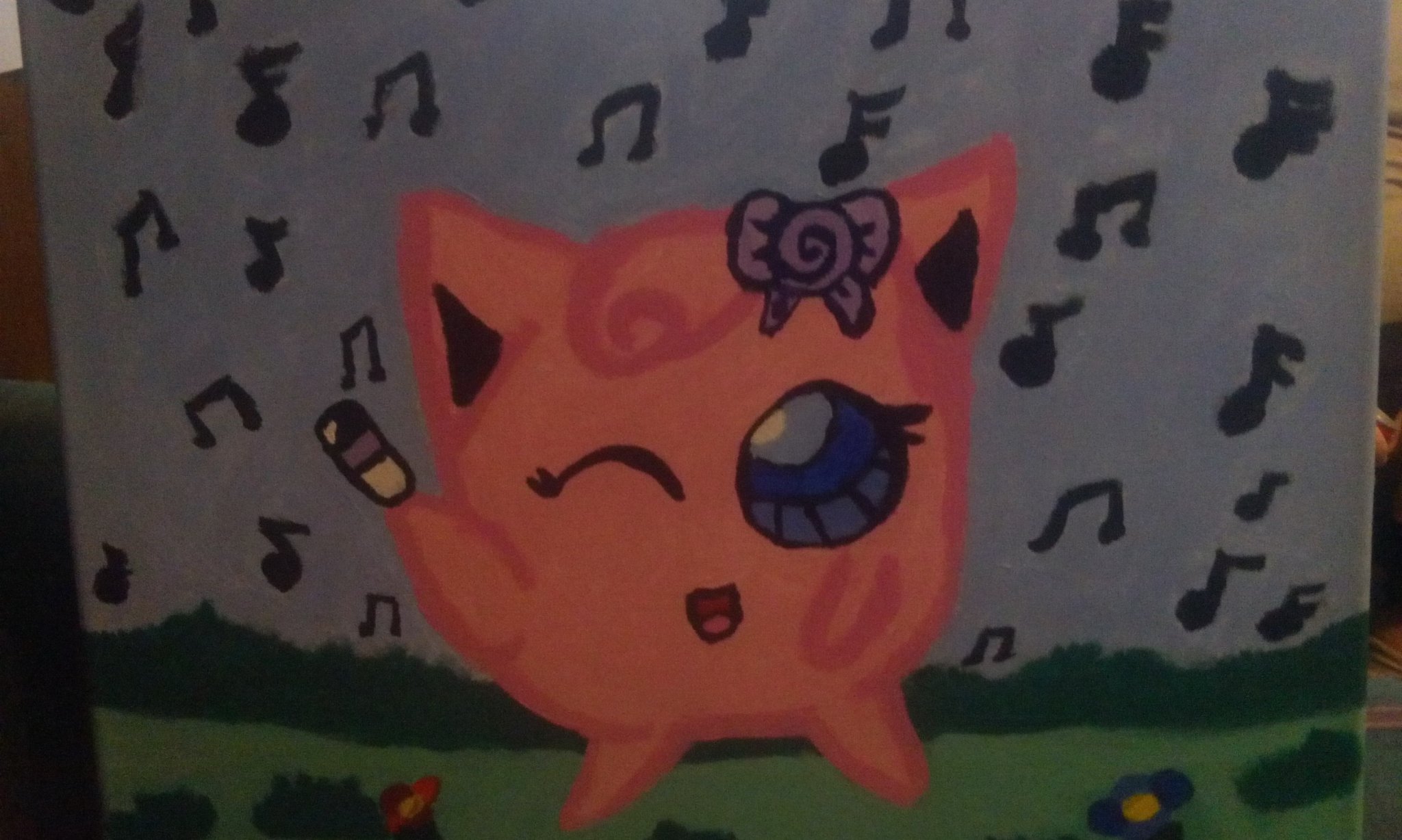 2048x1228 Jigglypuff Painting - Jigglypuff Painting