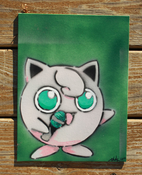 600x742 Jigglypuff Painting By Spawnoftheed - Jigglypuff Painting