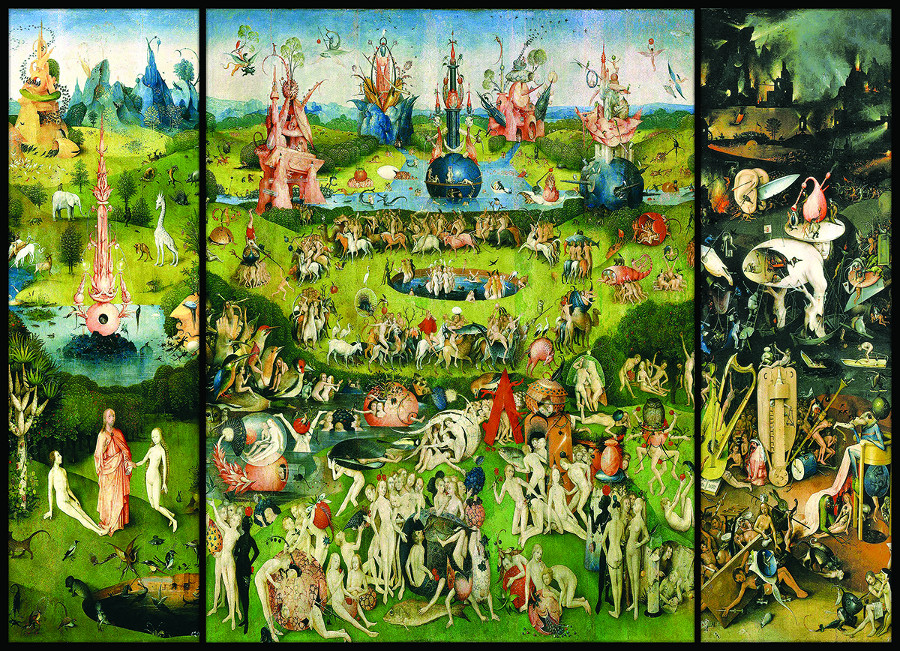 900x651 The Garden Of Earthly Delights, Triptych Jigsaw Puzzle - Jigsaw Painting